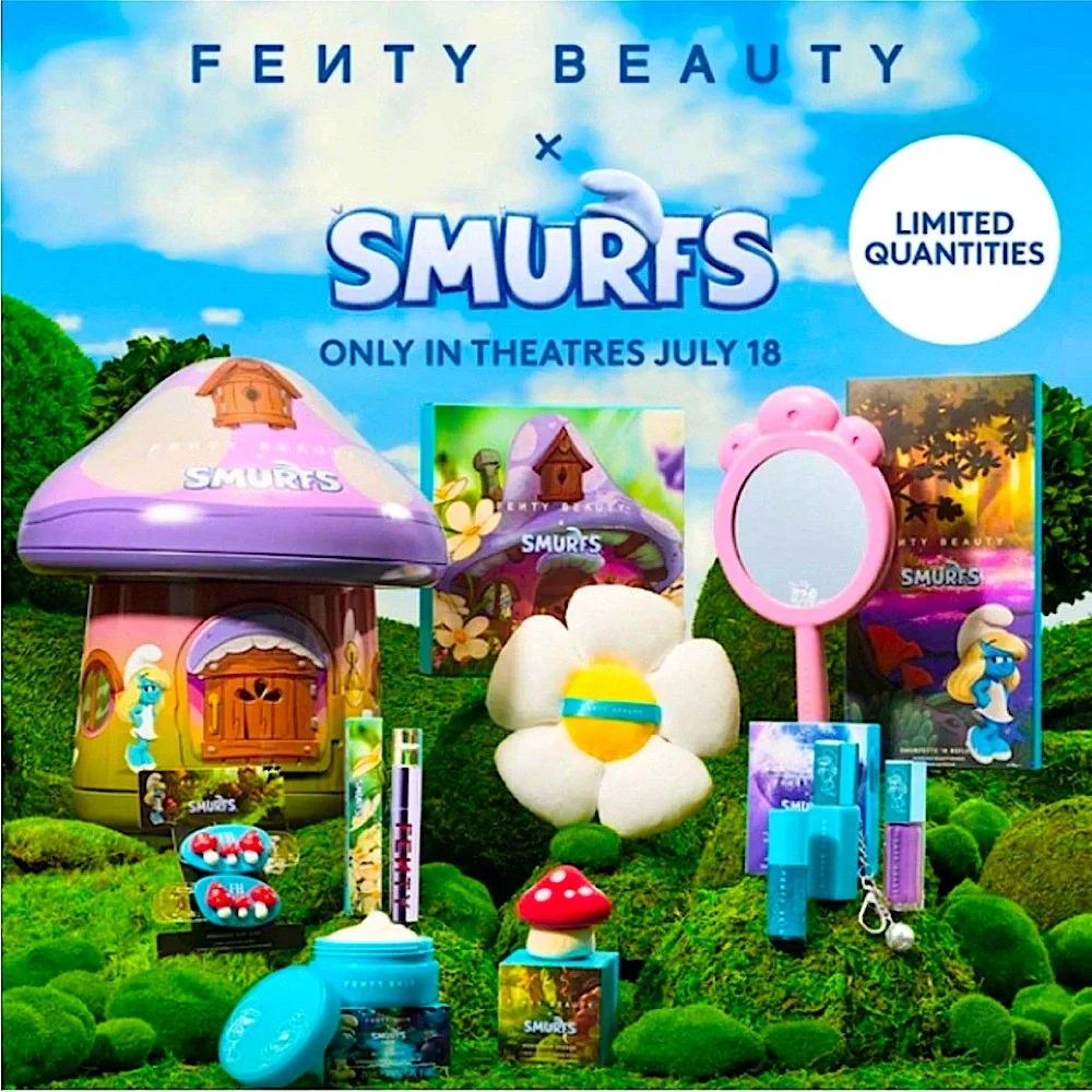 FENTY BEAUTY X SMURF THE SMURFETTE 10 PIECE COLLECTION TIN